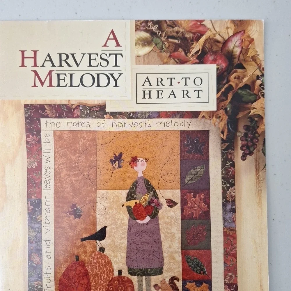 Tidings Quilt Pattern Book by Nancy Halvorsen of Art to Heart & A Melody Harvest